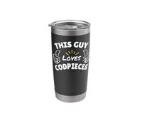 This Guy Loves Codpieces - Funny Renaissance Fair Gifts Stainless Steel Insulated Tumbler