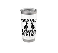 This Guy Loves Hip Hop Two Thumbs Stainless Steel Insulated Tumbler