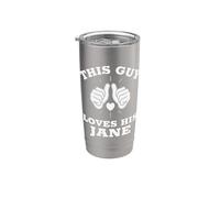 This Guy Loves His Jane Stainless Steel Insulated Tumbler