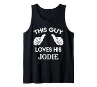 This Guy Loves his Jodie Gift Valentine Heart Belongs 3 Tank Top