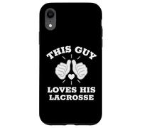 This Guy Loves His Lacrosse Case for iPhone XR