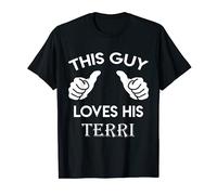 This guy loves his TERRI gift valentine Anniversary 24t T-Shirt