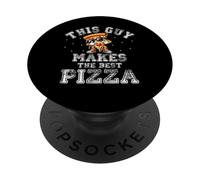 This Guy Makes The Best Pizza Food Lover Humor Men Women PopSockets Adhesive PopGrip