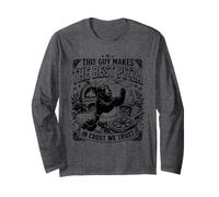 This Guy Makes The Best Pizza Funny Bear Italian Chef Long Sleeve T-Shirt