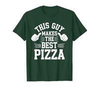 This Guy Makes The Best Pizza Shirt Funny Men Pizza Lover T-Shirt, Men, Dark Green, Large