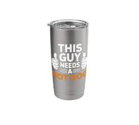This Guy Needs A Hot Dog Funny Saying Stainless Steel Insulated Tumbler