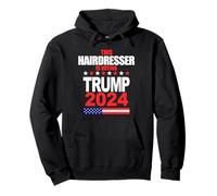 This Hairdresser Is Voting Trump 2024 Patriotic Pullover Hoodie