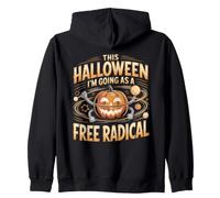 This Halloween I'm Going as a Free Radical Chemistry Science Zip Hoodie