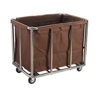 This Heavy Duty Laundry Cart with Wheels, Large Capacity Laundry Hampers and Removable Liner Bag, Suitable for Commercial and Household Use