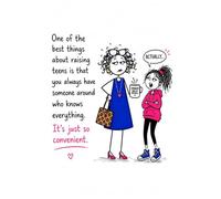 This hilarious ´Know It All´200page NOTEBOOK from the (Homegrown Hot mess Series) Plain and Lined paper mixed: For anyone raising teens and running the daily circus of life.