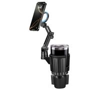 This Hill Magnetic Cup Holder Phone Mount, Compatible with MagSafe, 4.1" Base Adjustable Height Car Cup Holder Compatible with iPhone 16 Pro Max / 15/14 / 13/12 Series, Secure Fit for Car or SUV