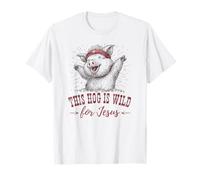 This Hog is Wild for Jesus Wear for Christian Women T-Shirt
