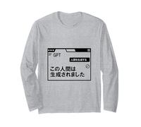 (This Human was generated) generated AI Parody, Funny, generated AI Parody, Joke, GPT Style Long Sleeve T-Shirt