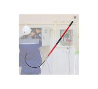 This Insulated Rescue Hook, 10 ft Non-Conductive Fiberglass Rod, Electrical Safety Pull Tool, Reinforced Handle, High-Voltage 220 kV, Commercial Use, for Emergency Situations