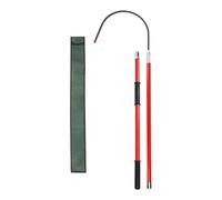 This Insulated Rescue Hook - Non-Conductive Life-Saving Pole for Electrical Safety in Power Stations, Factories & Substations