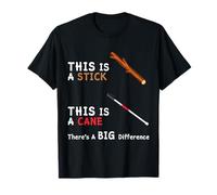 This is A Cane Big Difference White Cane Awareness Day T-Shirt