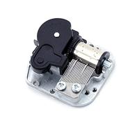 This is a Halloween 18 Note Musical Movement Piece for DIY Music Boxes, Replacement Music Clock Device for Old Music Box (Silver)
