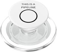 THIS IS A PIPELINE - Funny DevOps & Programmer PopSockets PopGrip for MagSafe