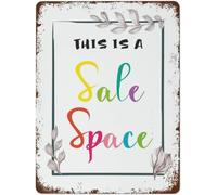 This Is a Safe Space School Counselor Poster Sign Vintage Tin Signs Home Kitchen Decorations Wall Decor Metal Poster for Room 8x12inch