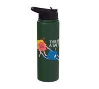 This is a Salt Periodic Table of Elements Chemist Chemistry Stainless Steel Insulated Water Bottle
