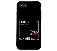 This Is A Stick This Is A Cane White Cane Awareness Day Case for iPhone SE (2020) / 7/8