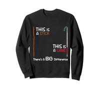 This Is A Stick This Is A Cane White Cane Awareness Day Sweatshirt