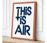 This Is Air Typography Canvas Wall Art Print 24x16 Inch (61 x 41 cm)