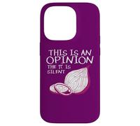 This Is An Opinion The Pi Is Silent Funny Mathematics Case for iPhone 14 Pro