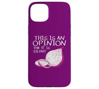 This Is An Opinion The Pi Is Silent Funny Mathematics Case for iPhone 15 Plus