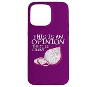 This Is An Opinion The Pi Is Silent Funny Mathematics Case for iPhone 15 Pro Max