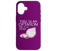 This Is An Opinion The Pi Is Silent Funny Mathematics Case for iPhone 16
