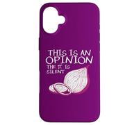 This Is An Opinion The Pi Is Silent Funny Mathematics Case for iPhone 16 Plus