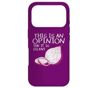 This Is An Opinion The Pi Is Silent Funny Mathematics Case for iPhone 17 Pro