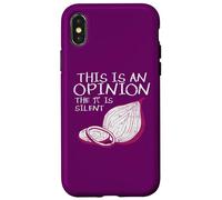 This Is An Opinion The Pi Is Silent Funny Mathematics Case for iPhone X/XS