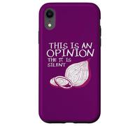 This Is An Opinion The Pi Is Silent Funny Mathematics Case for iPhone XR