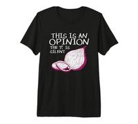 This is an Opinion The Pi is Silent Funny Mathematics Premium T-Shirt