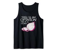 This is an Opinion The Pi is Silent Funny Mathematics Tank Top