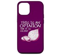 This Is An Opinion The Pi Is Silent Onion Funny Mathematics Case for iPhone 12/12 Pro