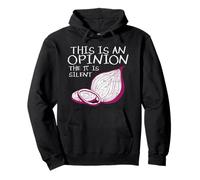 This Is An Opinion The Pi Is Silent Onion Funny Mathematics Pullover Hoodie