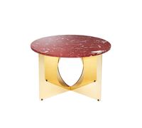 This Is Art Coffee Table Gold/Bordeaux