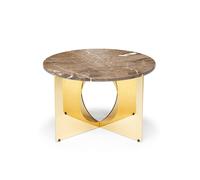 This Is Art Coffee Table Gold/ Gray Marble