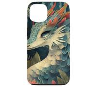 THIS IS ART - Cute little Chinese Dragon with Flowers Case for iPhone 13
