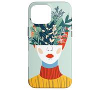 THIS IS ART - Woman's Head with Flowers, Garden Case for iPhone 16 Pro Max