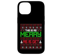 This is as merry as I get christmas ugly sweater sarcastic Case for iPhone 14