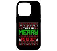 This is as merry as I get christmas ugly sweater sarcastic Case for iPhone 14 Pro