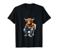 This Is Bullshit Bull Using Smartphone Humor T-Shirt
