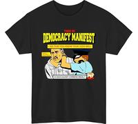 This is Democracy Manifest Meme T-Shirt, Succulent Chinese Meal Shirt, Internet Joke Humor Tee, Unisex Friends Top Black