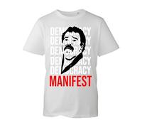 This is Democracy Manifest UK Graphic T-Shirt Succulent Chinese Meal T Shirt Top (White, S)