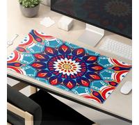 This Is Fine Mouse Pad Colorful Floral Mandala Pattern Mouse Pad Mouse Pads For Desk Funny Mouse Pads For Work