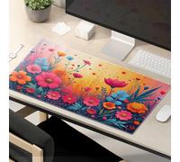 This Is Fine Mouse Pad Colorful Garden: A Floral Paradise Mouse Pad Mouse Pads For Desk Funny Mouse Pads For Work